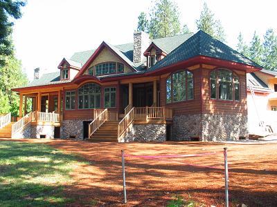 Custom House along the Rogue River, Oregon.